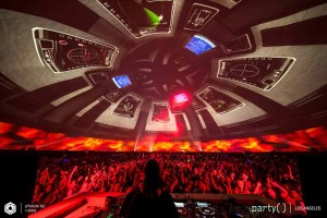 Skrillex live air structure show dome — 360 video concert dome production