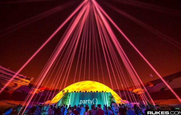 Celestial concert dome rental — projection show large scale event LA Memorial Coliseum